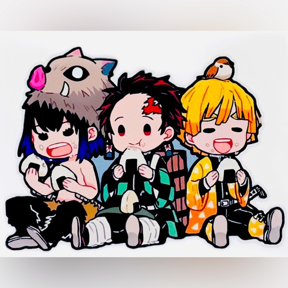 Chibi Anime Waterproof Decal - Picture 1 of 2